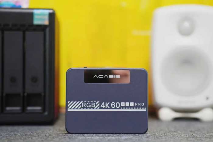 高清采集，直播神器，ACASIS阿卡西斯4K采集卡使用体验